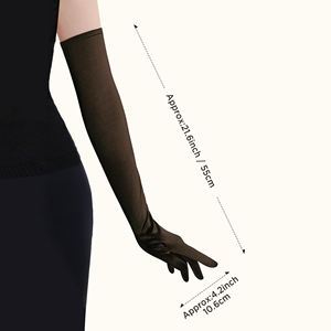 Guantes Largos de Invierno Hechos a Medida para Mujer, de Cuero, Antipilling, para Uso Diario, Casual, para Fiestas al Aire Libre - Product Image 3