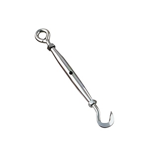 Tendeur à un œillet et un crochet, type corps fermé et ouvert, pour câble métallique, type US, pour quincaillerie de garde-corps à câble - Product Image 1