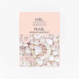Mascarilla facial en lámina Embiel Pearl Intensive Mask Sheet, 10 unidades, mascarilla facial coreana, hecha en Corea. - Product Image 1