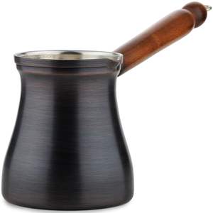 Cafetera Turca de Cobre de Lujo, Cafetera Árabe Tradicional, Olla para Preparar Café Cezve para Cocina o Cafetería - Product Image 1