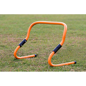 Vallas de Entrenamiento Ajustables 2 en 1 Agility, Portátiles, de Alta Visibilidad, PVC y ABS, para Práctica de Velocidad en Fútbol y Baloncesto - Product Image 1