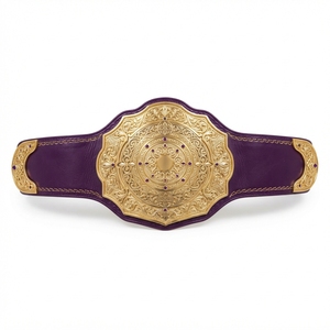 Premium Custom Championship <b>Belt</b> <b>Wrestling</b> Boxing Sports Award <b>Belt</b> Personalized Metal Plate Leather Strap Engraved Design - Product Image 2