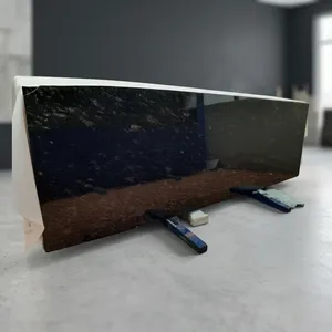 Elegant Lava Black Granite Premium Natural <b>Stone</b> with Deep Black Finish for Flooring Wall Panels Kitchen Islands and Modern - Product Image 3