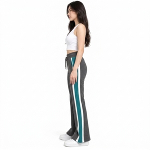 Pantalones Deportivos de Verano para Mujer, Corte Regular, 100% Algodón, Transpirables, de Secado Rápido, Ecológicos, OEM, Personalizables con Logotipo, Frente Plano - Product Image 4