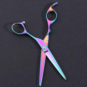 Outils de coupe de cheveux professionnels en acier inoxydable pour salon, ciseaux droits, rasoir, peigne pour la coupe de cheveux, outils de beauté - Product Image 5