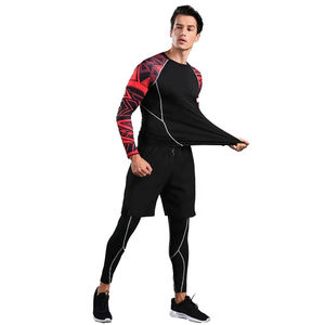 Ropa Deportiva al por Mayor para Hombre, Conjunto Deportivo para Gimnasio, Traje de Compresión para Entrenamiento, Camisetas y Pantalones en Oferta - Product Image 3