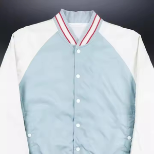 Chaquetas Varsity de Béisbol Personalizadas al por Mayor con los Últimos Diseños, Manga Larga, Lisas, para Hombre, de Secado Rápido y Duraderas - Product Image 4