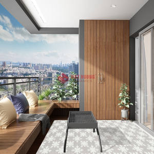 Carrelage en ciment 190x190mm pour décoration murale extérieure moderne - Product Image 4