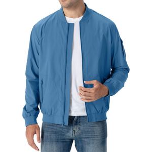 Veste matelassée d'hiver personnalisée pour homme, en toile unie, à capuche, zippée, coupe-vent, imperméable, respirante, avec poches, vestes pour homme - Product Image 6