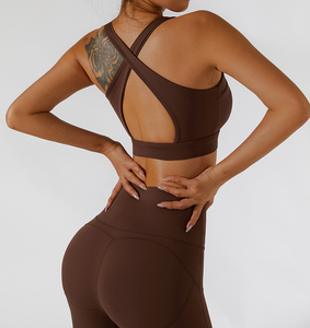 Conjunto de Yoga de Moda, Ropa Deportiva Premium al por Mayor, Conjunto de Yoga sin Costuras para Mujer, Cómodo para Hacer Ejercicio - Product Image 6