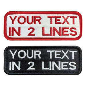 Parches Termoadhesivos Directos de Fábrica para Sombreros y Ropa, Parches de Fieltro Personalizados de Bajo MOQ, Parches Bordados Triangulares Cosidos - Product Image 1