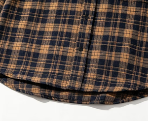 Spring Autumn Style Custom Lightweight Breathable 100% Cotton Casual <b>Flannel</b> Shirt - Product Image 3