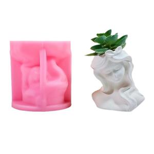 Molde de Silicona Elegante para Macetas de Flores, Decoración del Hogar para Sala de Estar, Mueble de TV, Escritorio - Product Image 5