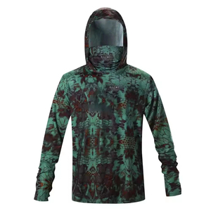 Nouveaux sweats à capuche de pêche pour hommes avec poches latérales zippées, design OEM, légers, à manches longues, séchage rapide - Product Image 1
