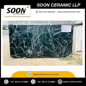 Próximamente: Losa Grande de Calcita Pulida SOON CERAMIC SPIDER VERDE-1, Diseño Moderno y Ecológico en 3D para Pared de Sala de Estar, de Rajasthan - Product Image 2