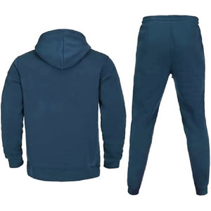 Conjunto Deportivo de Algodón para Hombre, Corte Ajustado, Estilo Urbano, Dos Piezas, Sudadera con Capucha y Pantalones Jogger, Transpirable, con Logotipo Estampado, para Invierno - Product Image 2
