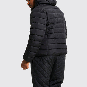 Men's Waterproof <b>Packable</b> Down <b>Jacket</b> Hooded Lightweight Puffer Insulated Coat with Zipper Closure Regular Fit Men's Windbreaker - Product Image 5