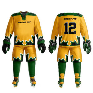 ชุดยูนิฟอร์มฮอกกี้น้ำแข็งชาย คุณภาพพรีเมียม โลโก้/สีตามสั่ง เนื้อผ้านุ่ม ขายดี ราคาสุดคุ้ม สำหรับชื่อทีม - Product Image 6