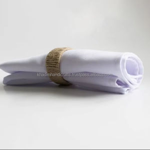 Servilleteros redondos de madera para cenas rústicas, arreglos de mesa, bodas y ocasiones especiales. - Product Image 1