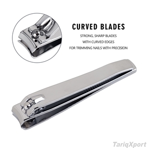 Cortauñas Profesional de Acero Inoxidable Plateado, Cortador de Uñas Grande para Salón de Manicura y Pedicura - Product Image 3