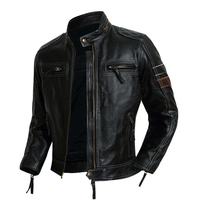 Veste de moto en cuir véritable respirante, de haute qualité, couleur personnalisable, coupe-vent, taille sur mesure pour homme, pour la conduite à moto