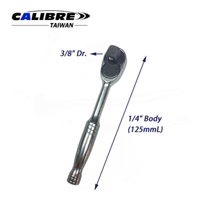 Llave de trinquete reversible sellada de 36 dientes con accionamiento de 1/4", 3/8" o 1/2" de TAIWAN CALIBRE - Product Image 4