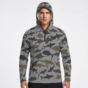 Sudadera con Capucha para Pesca, Sublimada, de Poliéster, de Secado Rápido, Personalizada, Ligera, con Protección Solar y Manga Larga, para Senderismo y Pesca al Aire Libre - Product Image 1