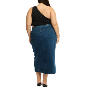 Falda Vaquera de Talla Grande para Mujer al por Mayor, Personalizable, Muestra Gratuita, la Mejor Calidad - Product Image 5