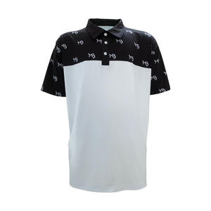 Vente en gros de chemises 100% polyester, design professionnel, sur mesure, impression numérique, vêtements de sport pour hommes, impression golf, séchage rapide, manches courtes - Product Image 3