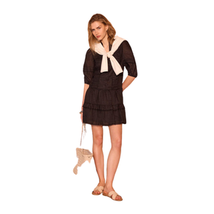 Mini vestido estampado para mujer, vestido informal de moda de verano - Product Image 1