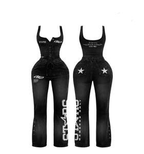 Mono sexy de una pieza para mujer 2026, talla grande, de punto casual, para yoga y fitness, ideal para primavera y discoteca. - Product Image 6