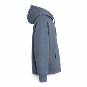 Sudadera con Capucha Personalizada para Hombre, Color Azul Pizarra, Gruesa, con Mangas Raglán, de Algodón y Felpa, Estilo Casual Urbano, con Bolsillos - Product Image 5