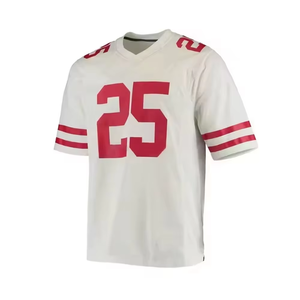 Maillots de football personnalisés sublimés Europe, ensembles cadeaux de football pour hommes, 100 % polyester, maille, col en V, manches courtes, grandes tailles, séchage rapide, tous modèles - Product Image 4