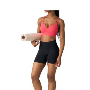 เสื้อชั้นในกีฬาผู้หญิงไร้ตะเข็บแบบร่อง ยกกระชับทรงสวย สำหรับออกกำลังกาย ฟิตเนส โยคะ ชุดออกกำลังกาย รับผลิตตามแบบ พร้อมโลโก้ OEM ขายส่ง - Product Image 2