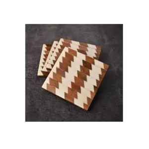 Sous-verres en bois naturel, dernières nouveautés, tapis de tasse à thé, dessous de plat, vaisselle de haute qualité, sous-verres à boissons, assiettes à prix abordable - Product Image 2