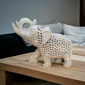 Escultura de Animales Tallada en Piedra Jabonosa, Producto Natural Indio de Primera Calidad, Pulido a Mano, a Precio de Mayoreo - Product Image 2