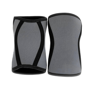 Codera de neopreno gris con compresión, transpirable, de fácil colocación, soporte y protección articular para adultos - Product Image 4