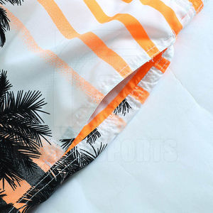 Shorts de bain athlétiques pour hommes, personnalisables, décontractés, pour l'extérieur, à sublimation intégrale, écologiques, séchage rapide, pour la natation et la plage - Product Image 5