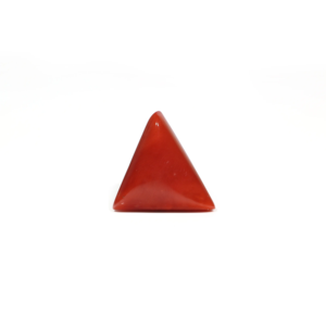 Handcrafted 7.5 Carat Oval Cabochon Red Coral Loose Gemstone for Fine Jewelry - Product Image 2
