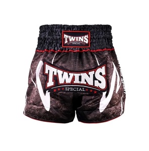 Shorts de Muay Thai Twins TBS-Rusty pour arts martiaux mixtes, entraînement, combat, respirant, extensible, séchage rapide, polyester satiné, unisexe - Product Image 1