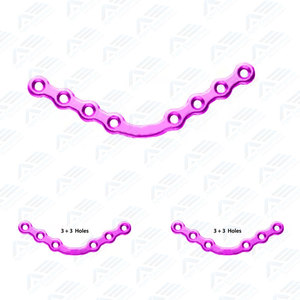 Surgical Vet Pet Locking Plate Maxillofacial Implant Surgery Reconstruction Plate Titanium 2.0mm System 6 & 8 Holes Medic Plates - Product Image 6