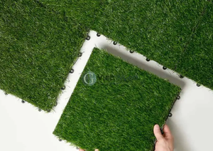 Acacia Wood <b>Interlocking</b> Deck <b>Tiles</b> Waterproof Outdoor Patio <b>Flooring</b> - Product Image 2