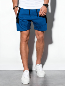 Shorts de jogging d'été pour hommes en molleton de coton, style urbain, taille élastique, motif uni, haute qualité, vente en gros - Product Image 4
