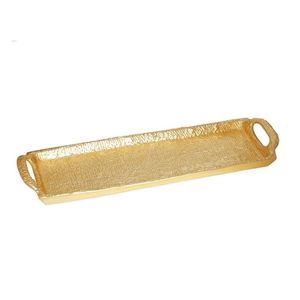 Plateau en laiton poli, plateau de service décoratif haut de gamme pour table à manger, cuisine, restaurant, hôtel, mariage, hôtellerie - Product Image 1