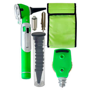 Ensemble d'otoscope et d'ophtalmoscope en acier inoxydable électrique pour examens des oreilles et des yeux, étudiants en médecine, usage vétérinaire, certifié CE ISO - Product Image 5