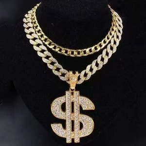 สร้อยคอเงินแท้ชุบทองประดับโมอิสซาไนต์สังเคราะห์ยอดนิยม ดีไซน์แบบ Cuban Link สไตล์ฮิปฮอป พร้อมการฝังแบบ Claw Setting ที่ได้รับการรับรอง - Product Image 2