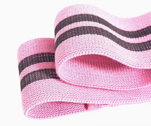 Bandas de Resistencia de Tela con Logotipo Personalizado OEM, Bandas de Ejercicio de Poliéster y Algodón para Entrenamiento Físico en el Gimnasio - Product Image 3