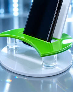 Soporte Universal Mini Portátil Impermeable de Acrílico Transparente para Teléfono Celular con Seguimiento Inteligente para Uso en Interiores - Product Image 4