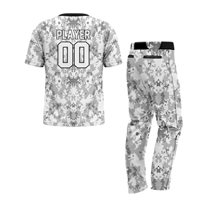 Advanced Softball Uniform Set Sublimated Jersey Pants Breathable Quick Dry Fabric Custom Team <b>Athletic</b> Wear Unisex All Seasons - Product Image 2