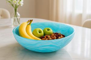 Cuenco de resina epoxi de diseño para una colección única de decoración del hogar que agrega una pieza distintiva con arte moderno en resina. - Product Image 2